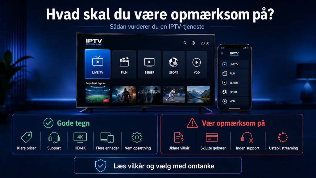 er iptv lovligt i danmark