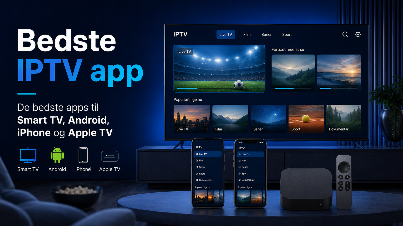 bedste iptv app