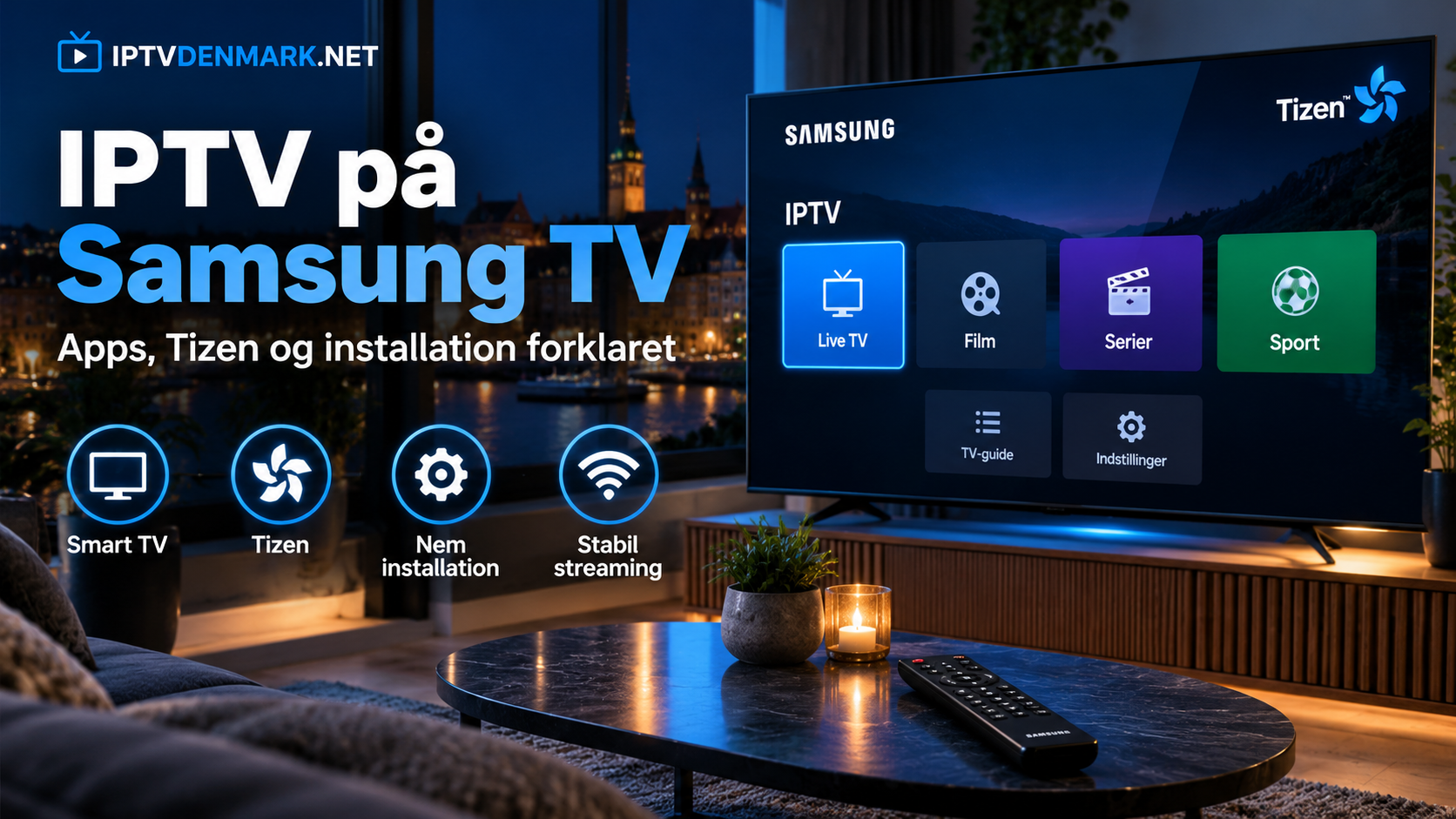 Samsung IPTV: Sådan vælger og opsætter du IPTV på Samsung TV
